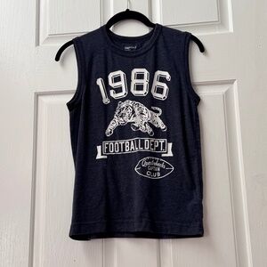GapKids Boys Blue Heather Tank Top